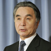 STATE MINISTER IN CHARGE OF RECONSTRUCTING AREAS RAVAGED BY THE MARCH 11 QUAKE AND TSUNAMI and STATE MINISTER FOR DISASTER MANAGEMENT Tatsuo Hirano