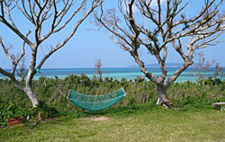 A hammock waits to be occupied at Ishigaki Island