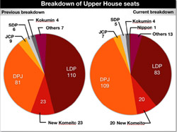 Upper House breakdown