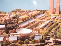 A model of the eco-friendly AUW campus