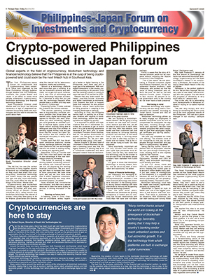 Global Media Post: Philippines-Japan Forum on Investments & Cryptocurrency (Mar. 30, 2018)