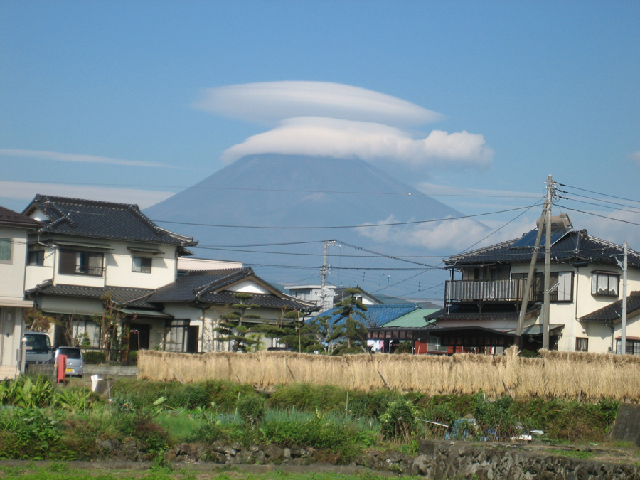Clouds on Mount Fuji, Susono, Shizuoka Pref.