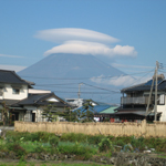 Clouds on Mount Fuji, Susono, Shizuoka Pref.