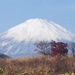 Mount Fuji with snow, Susono, Shizuoka Pref.