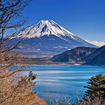 View of Mount Fuji from Fujigoko area