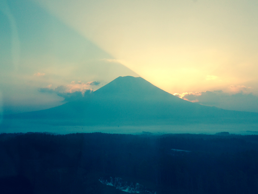 Beautiful Mount Yotei at sunrise, Niseko, Hokkaido