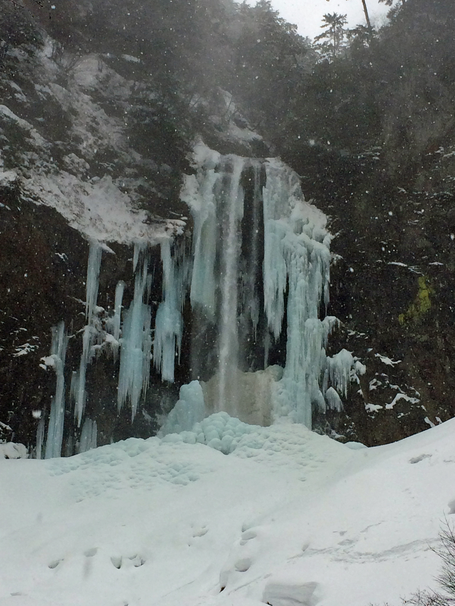Frozen Hirayu Falls, Okuhida, Gifu Pref.