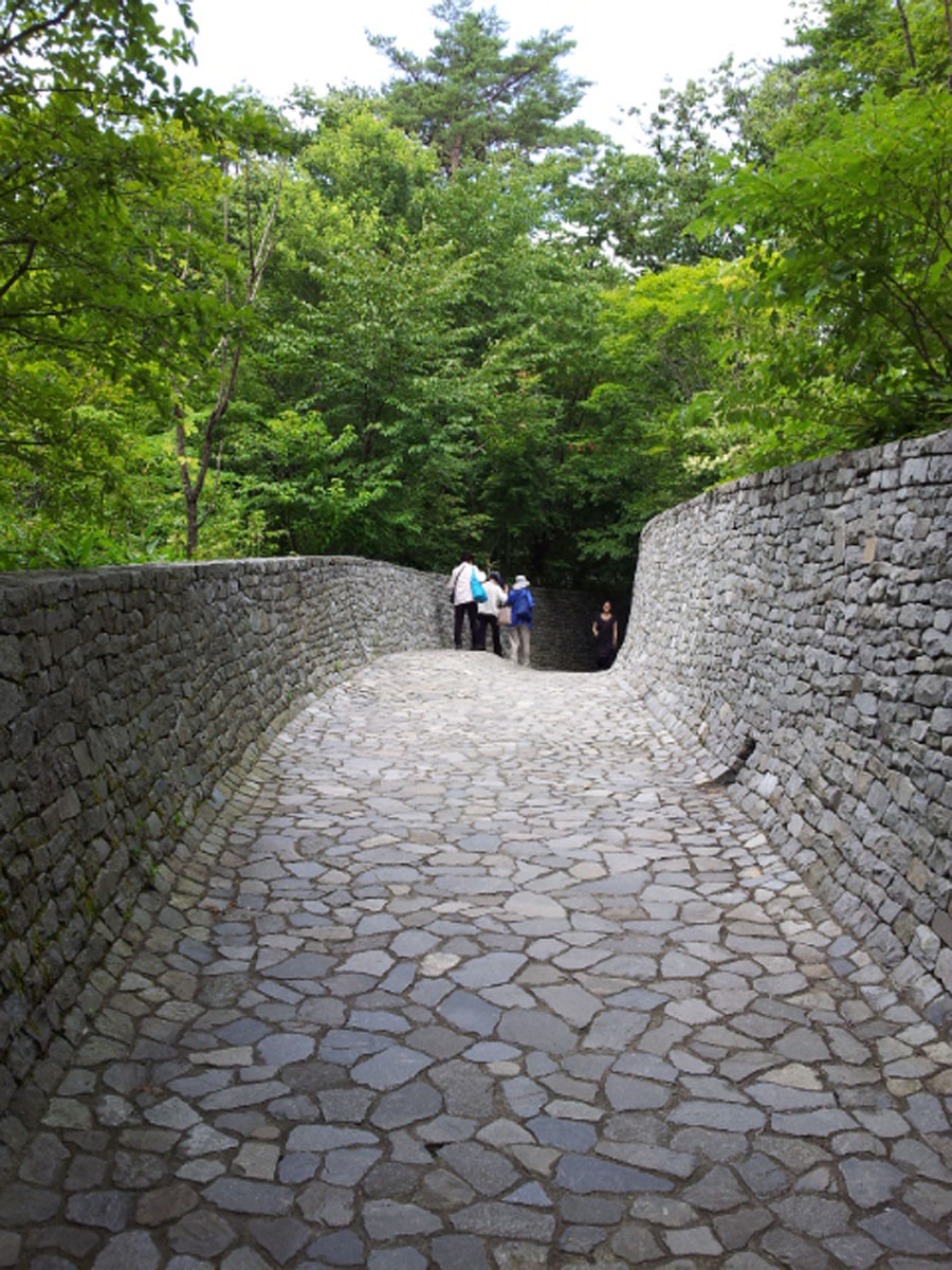 Path along the Stone Church, Karuizawa, Nagano Pref.