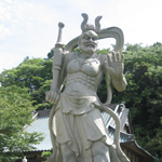 Stone statue of Deva King, Numazu, Shizuoka Pref.
