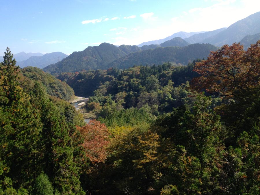 The Arakawa River Valley in Chichibu, Saitama Pref.