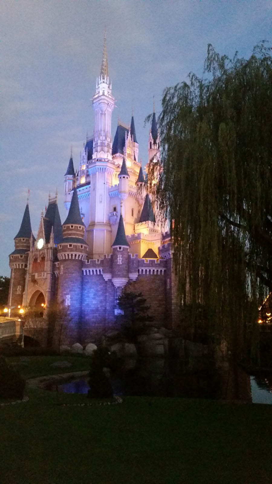 Cinderella Castle at night, Tokyo Disneyland