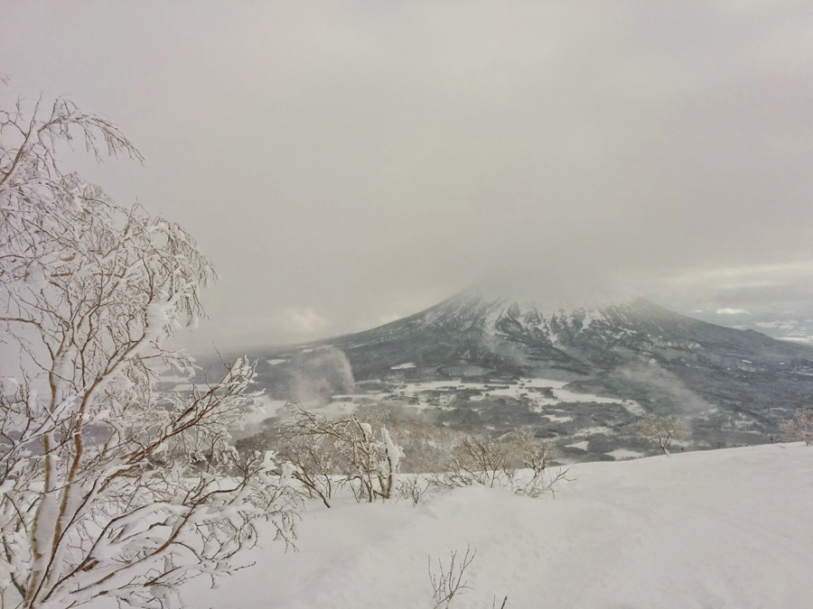 On ski slope, Niseko, Hokkaido