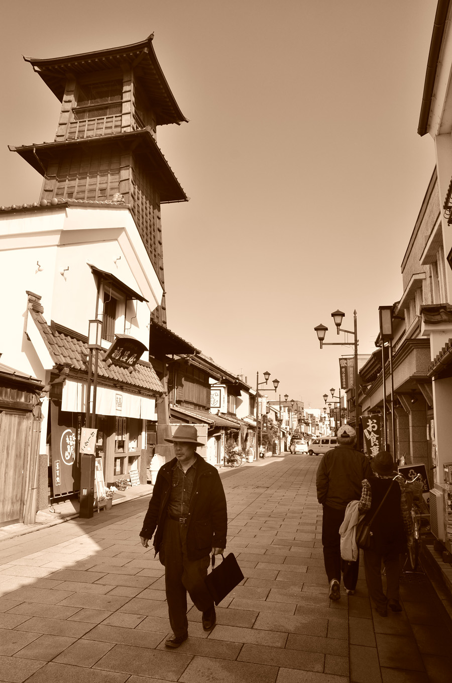 Old city and bell tower in Kawagoe, Saitama Pref.