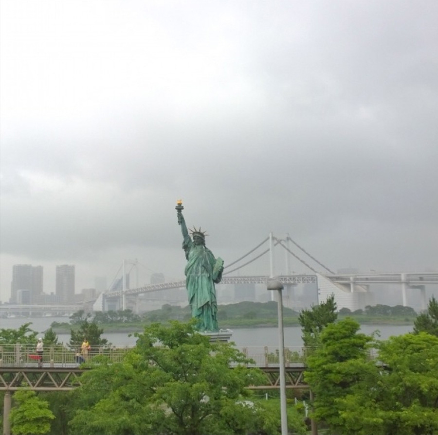 Statue of Liberty replica in Odaiba, Tokyo