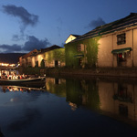 Romantic night at Otaru Canal, Hokkaido