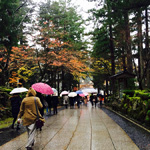 Rainy day at Eiheiji Temple, Yoshida, Fukui Pref.