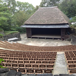 Kabuki theater of serenity at Shikoku Mura, Takamatsu, Kagawa Pref.