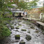 Genbee River is a world legacy for watering facilities, Mishima, Shizuoka Pref.