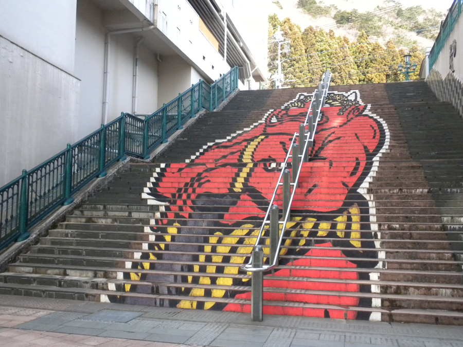 Stairs of the ogre, Kinugawa, Tochigi Pref.