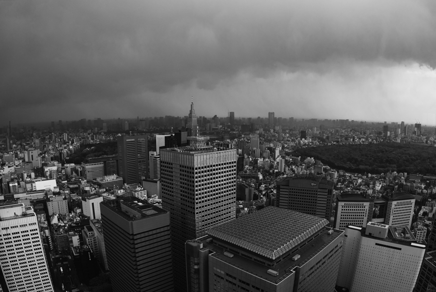 Storm over Shinjuku, Tokyo