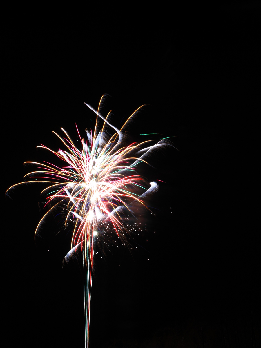 New Year fireworks, Niseko, Hokkaido