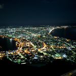Romantic view of Hakodate, Mount Hakodate, Hokkaido