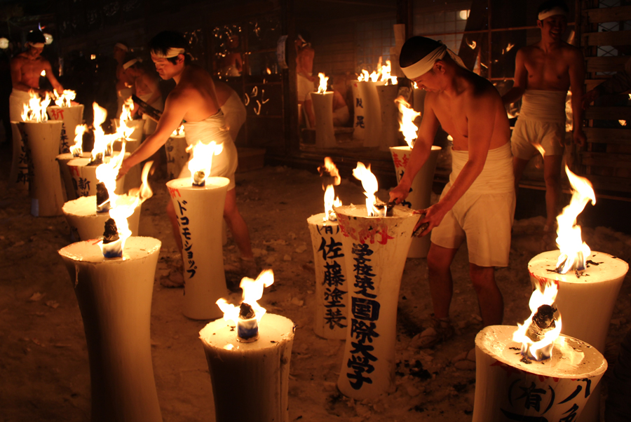 Urasa 'Naked' Festival, Minamiuonuma, Niigata Pref.