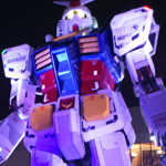 Lit-up Gundam, Odaiba, Tokyo