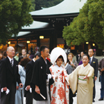 Wedding Ceremony in Meiji Shrine, Tokyo
