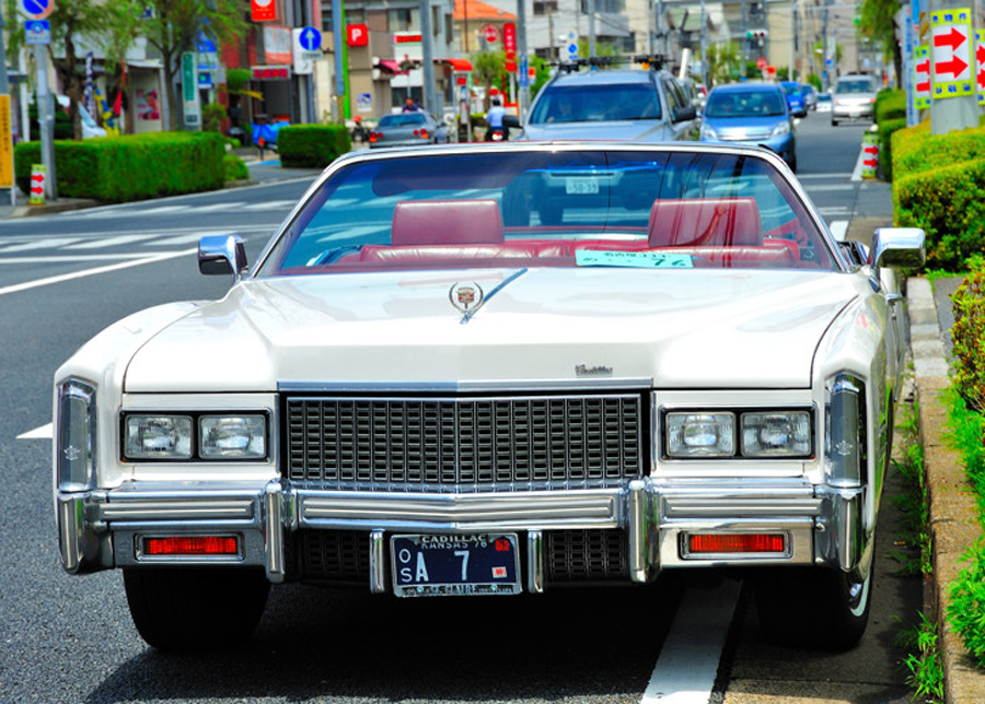 A beautiful vintage American car, Urayasu, Chiba Pref.