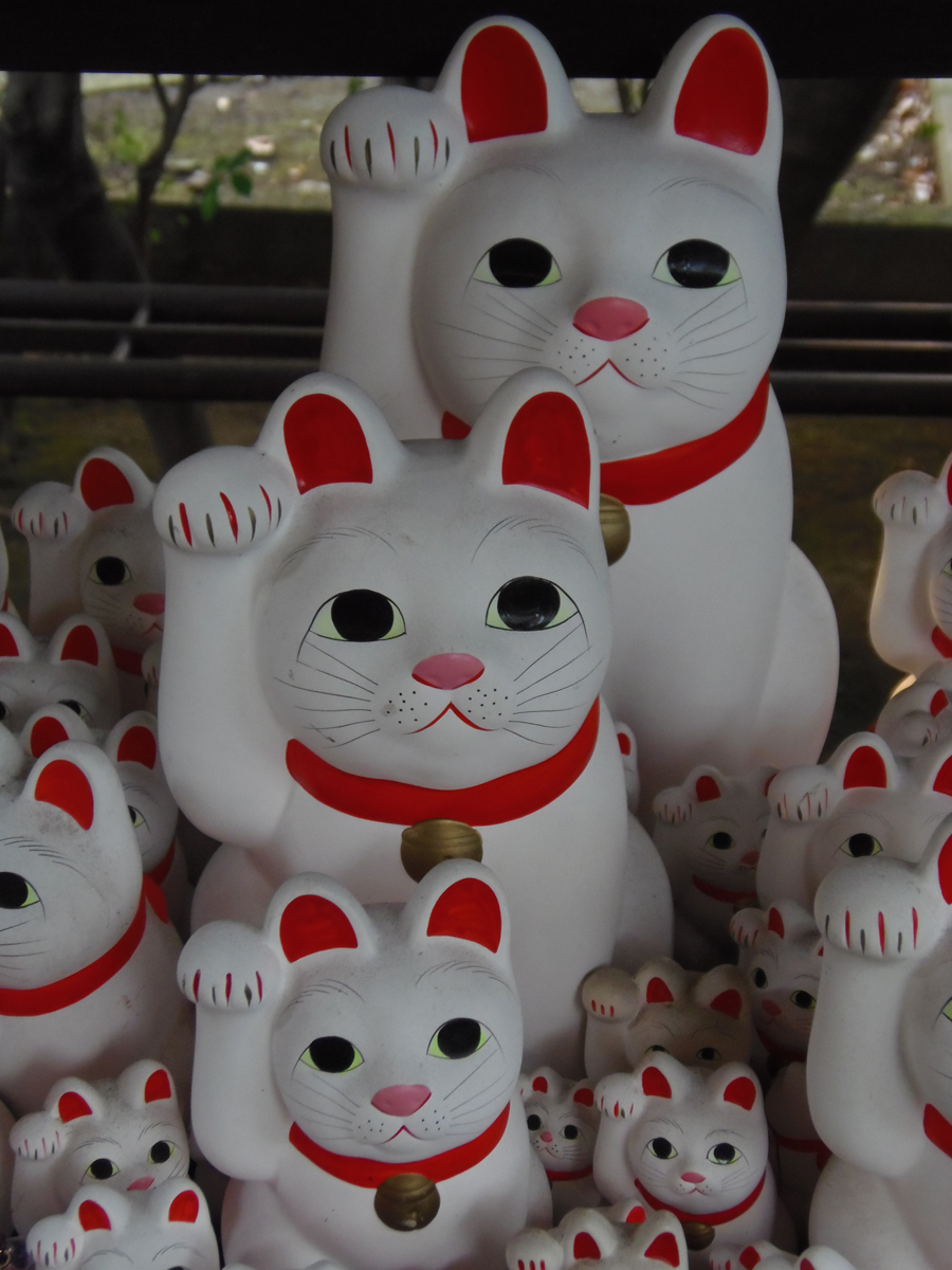 "Hello" Kitties, Gotokuji Temple, Setagaya Ward, Tokyo