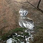 Frozen Fukuroda Falls, Ibaraki Pref.