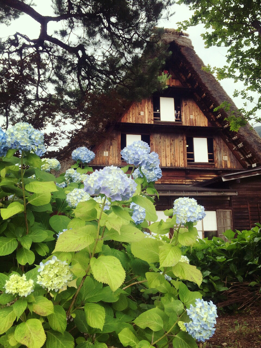 Unique, simple and beautiful Gassho-style house in Shirakawa-go, Gifu Pref.