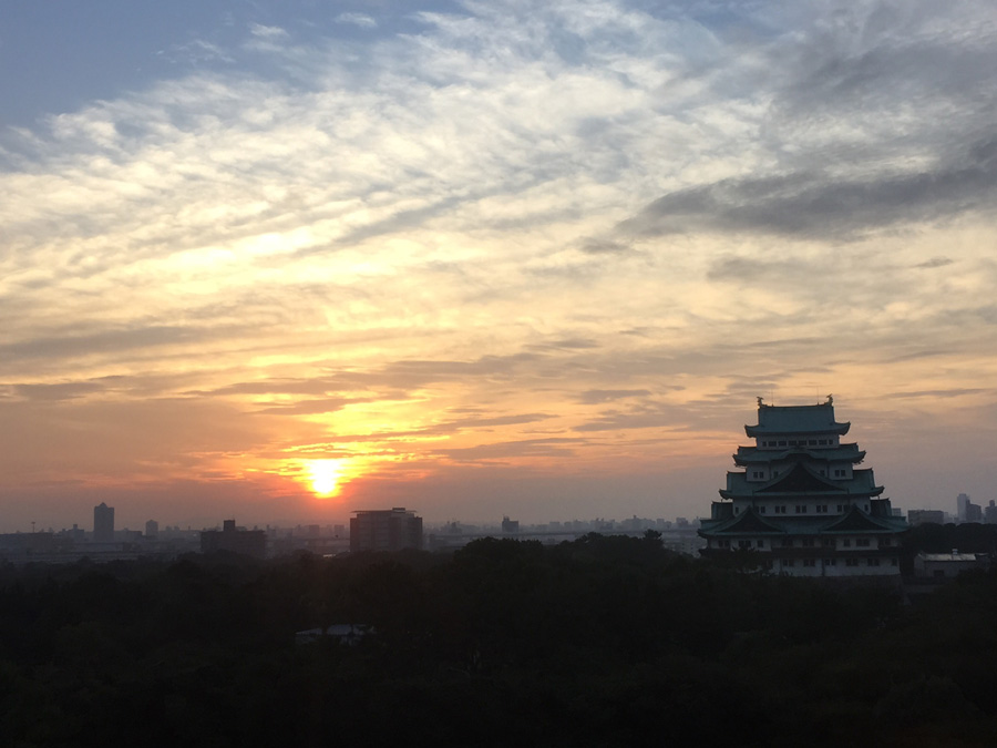 Samurai sunrise, Nagoya, Aichi Pref.