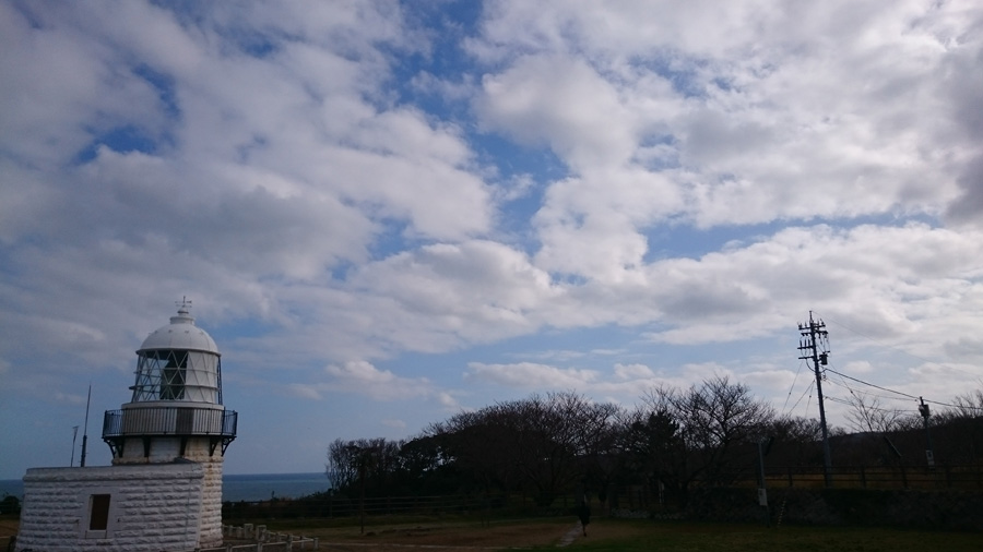 Sunny day at Rokkozaki Lighthouse, Suzu, Ishikawa Pref.