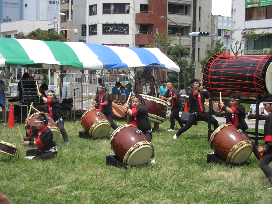 Hiryu taiko drum play, Numazu, Shizuoka Pref.