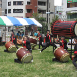 Hiryu taiko drum play, Numazu, Shizuoka Pref.