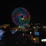Colorful Ferris wheel, Yokohama Cosmo World
