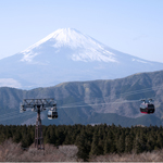 View of Mount Fuji from Owakudani, Hakone, Kanagawa Pref.