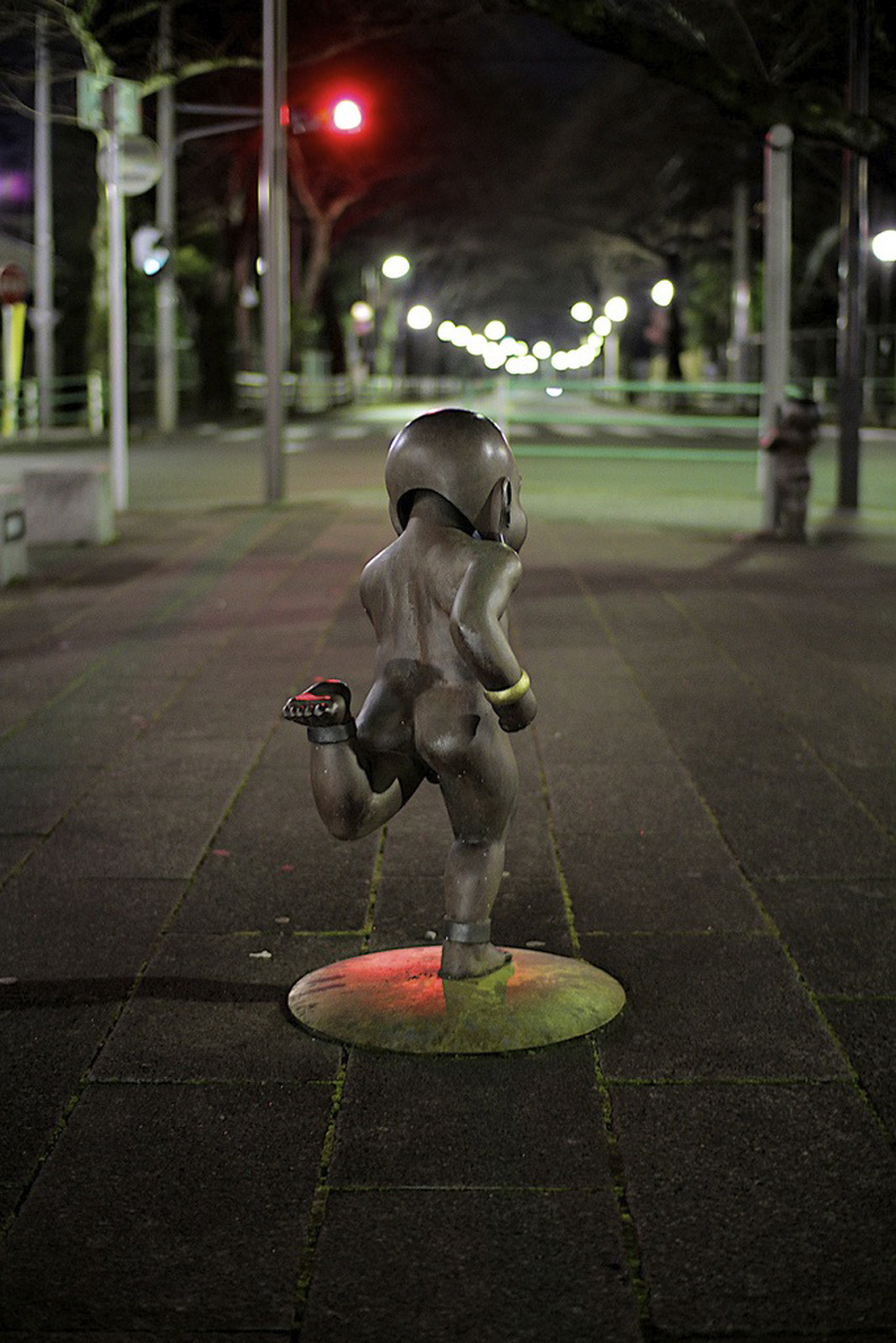Running statue, Fuchu, Tokyo